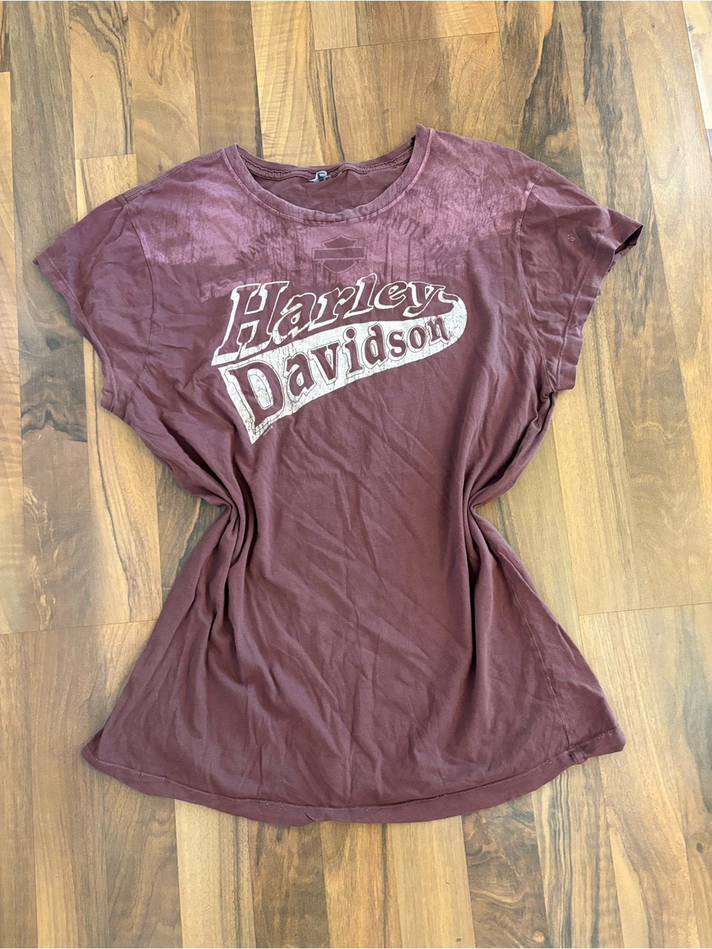 Harley-Davidson Mankato, MN 2008 Brown Medium Cotton Women’s T Shirt
